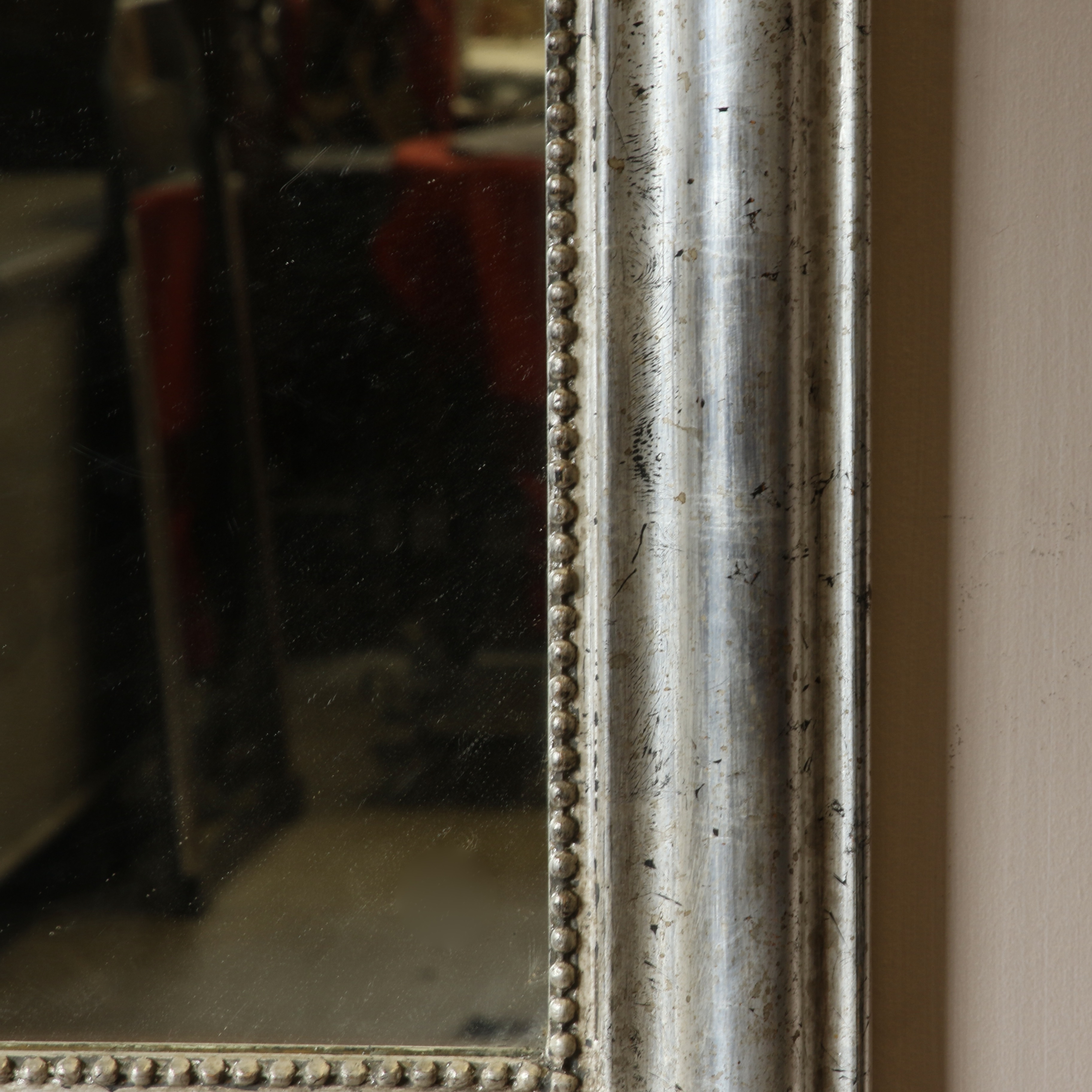 Silver Louis Philippe Mirror